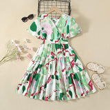 Family Matching Outfits - Floral Dresses and Shorts with a Touch of Fun-Family Matching-dresslikemommy.com