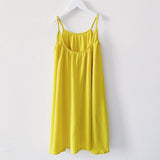Sunny Yellow Mother-Daughter Matching Midi Sundresses - Flowy Summer Sleeveless Dresses with Adjustable Straps-dresslikemommy.com