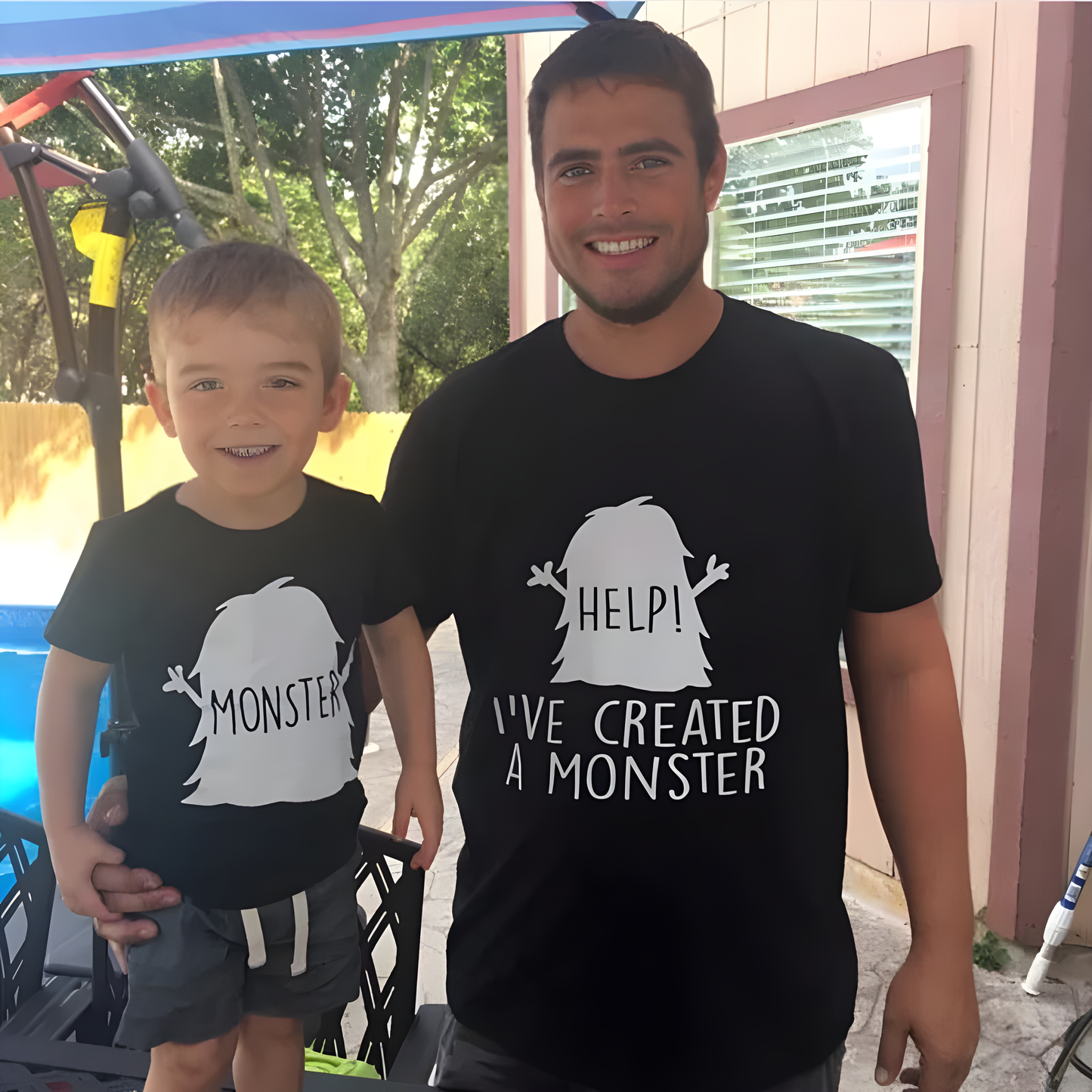 Daddy and Me I have Created a Monster T-Shirt