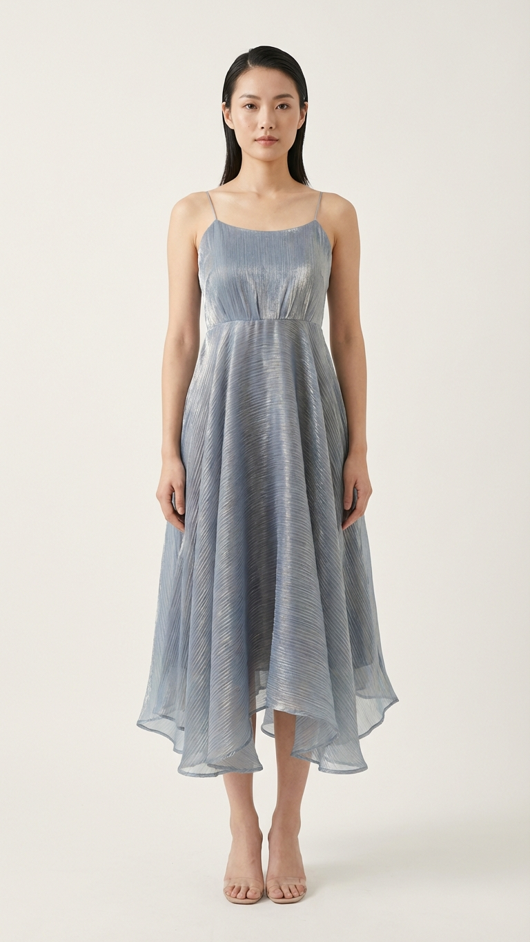 Additional image of mommy and me midi dresses with silver