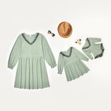 Mother and Daughter Long Sleeved Dress - dresslikemommy.com