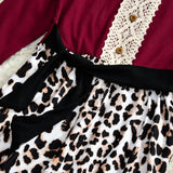 Matching Leopard Print Lace Dress - dresslikemommy.com