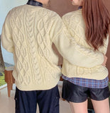 Family Matching Retro Knitted Pullover Sweater - dresslikemommy.com