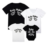 Family Matching Rule Maker Rule Breaker T-shirts - dresslikemommy.com