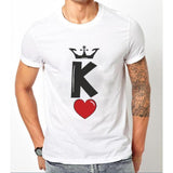 Couple Matching Queen King Hearts T-shirts-Couples-dresslikemommy.com
