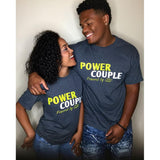 Couple T Shirt POWER COUPLE Short Sleeve T Shirts-dresslikemommy.com