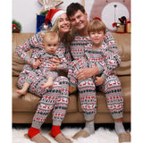 Family Matching Christmas Deer Snowflake PJs-Family Matching-dresslikemommy.com