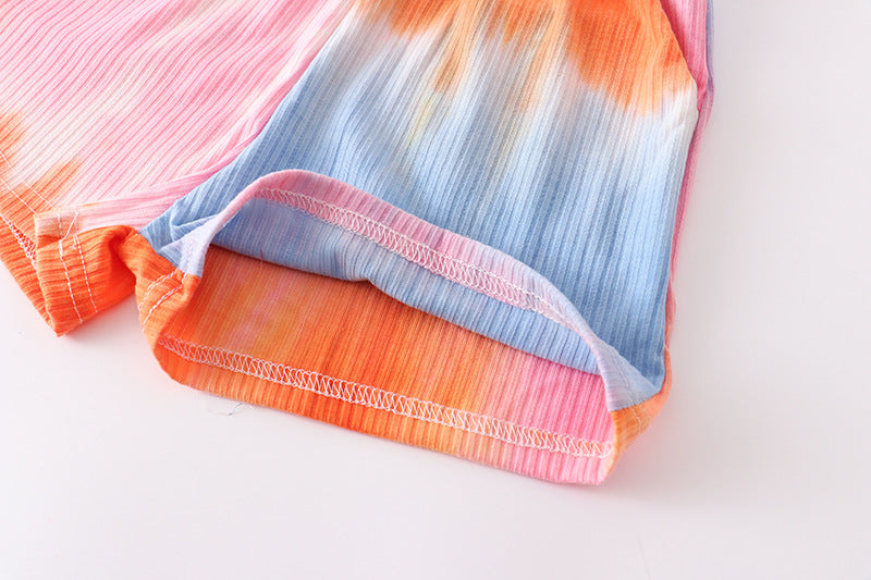 Alternate image of mommy and me rompers with floral print