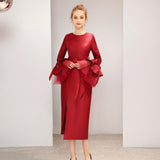 High-end Matching Twinning Red Dress (customize) - dresslikemommy.com