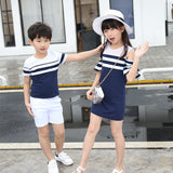Matching Family Striped Outfit - dresslikemommy.com