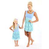 Matching Mother Daughter Patchwork Lace Dress - dresslikemommy.com