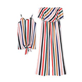 Mommy & Me Rainbow Stripe Jumpsuit - dresslikemommy.com