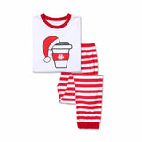 Family Matching Stripe Christmas Pajamas - dresslikemommy.com
