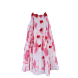 Charming Red and White Tie-Dye Maxi Dresses for Mother and Daughter - Perfect for Spring and Summer-dresslikemommy.com