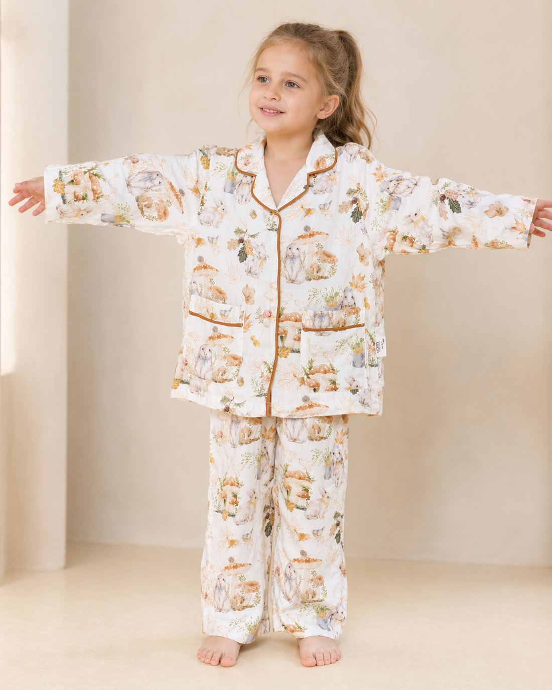 Autumn Peter Rabbit Mommy and Me Pajamas — Short-Sleeve Set