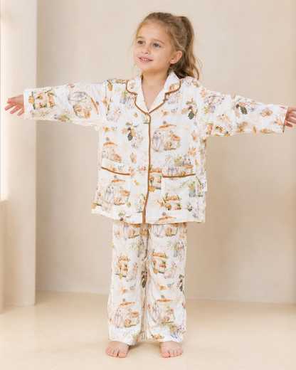 Autumn Peter Rabbit Mommy and Me Pajamas — Short-Sleeve Set