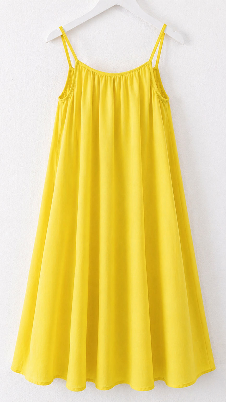 Matching Yellow Sleeveless Maxi Dress Vibrant Summe... | DLM