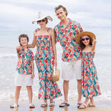 Family Matching Dress and T-Shirt Set - Summer Fun for the Whole Family!-Family Matching-dresslikemommy.com