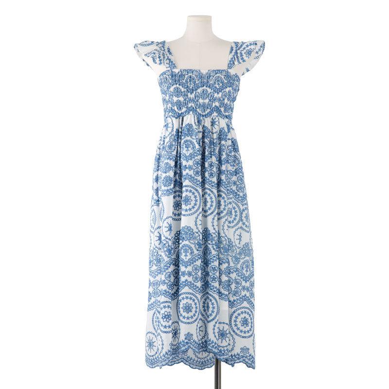 Close product view of family matching matching sets with floral print