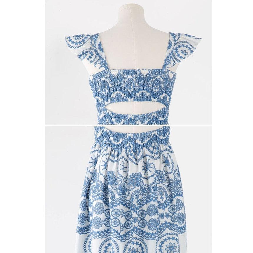 Extra image of family matching matching sets with floral print