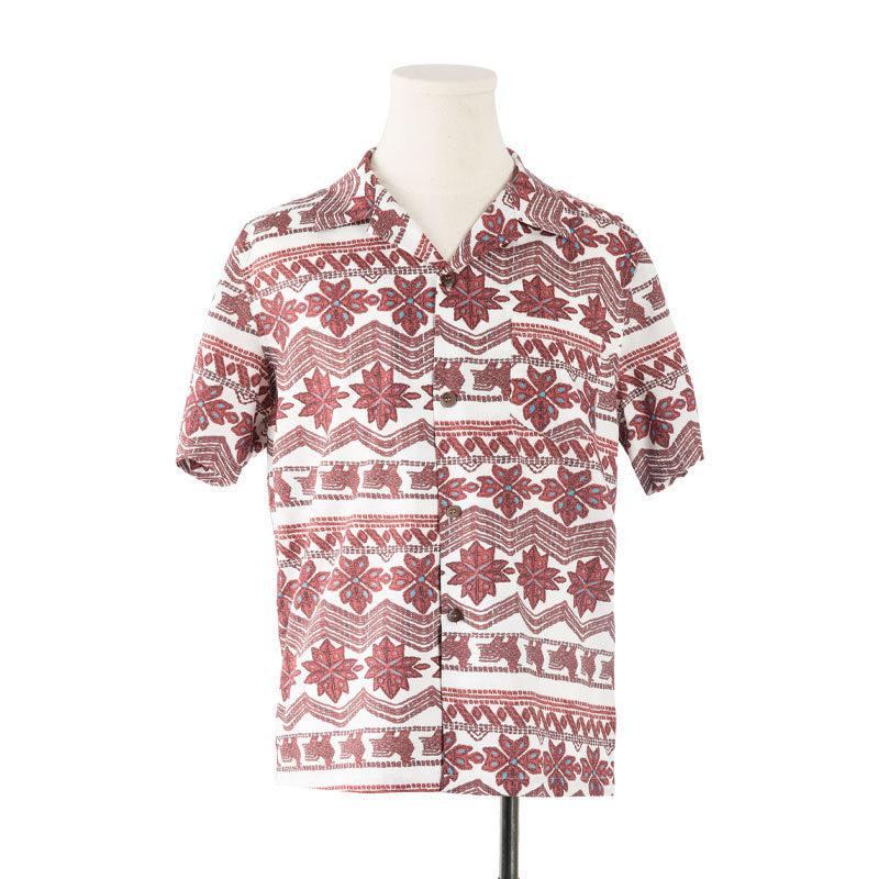 Close product view of family matching matching sets with tropical print