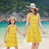 Family Matching Yellow Beach Set