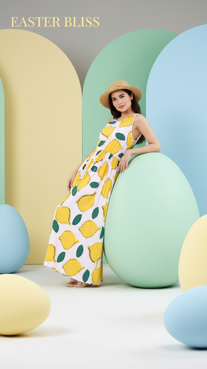 Product image of mommy and me maxi dresses with floral print