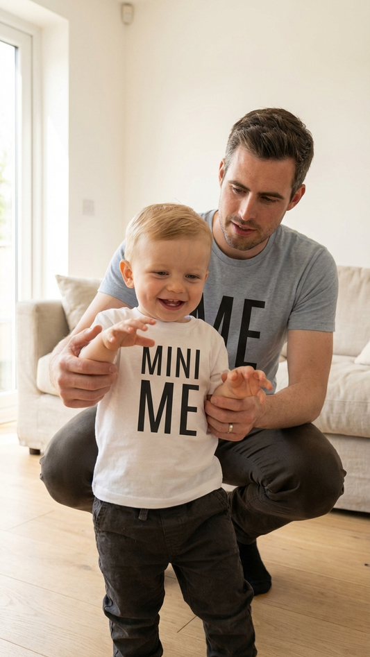 Camiseta a juego de padre e hijo "Me & Mini Me" | DLM