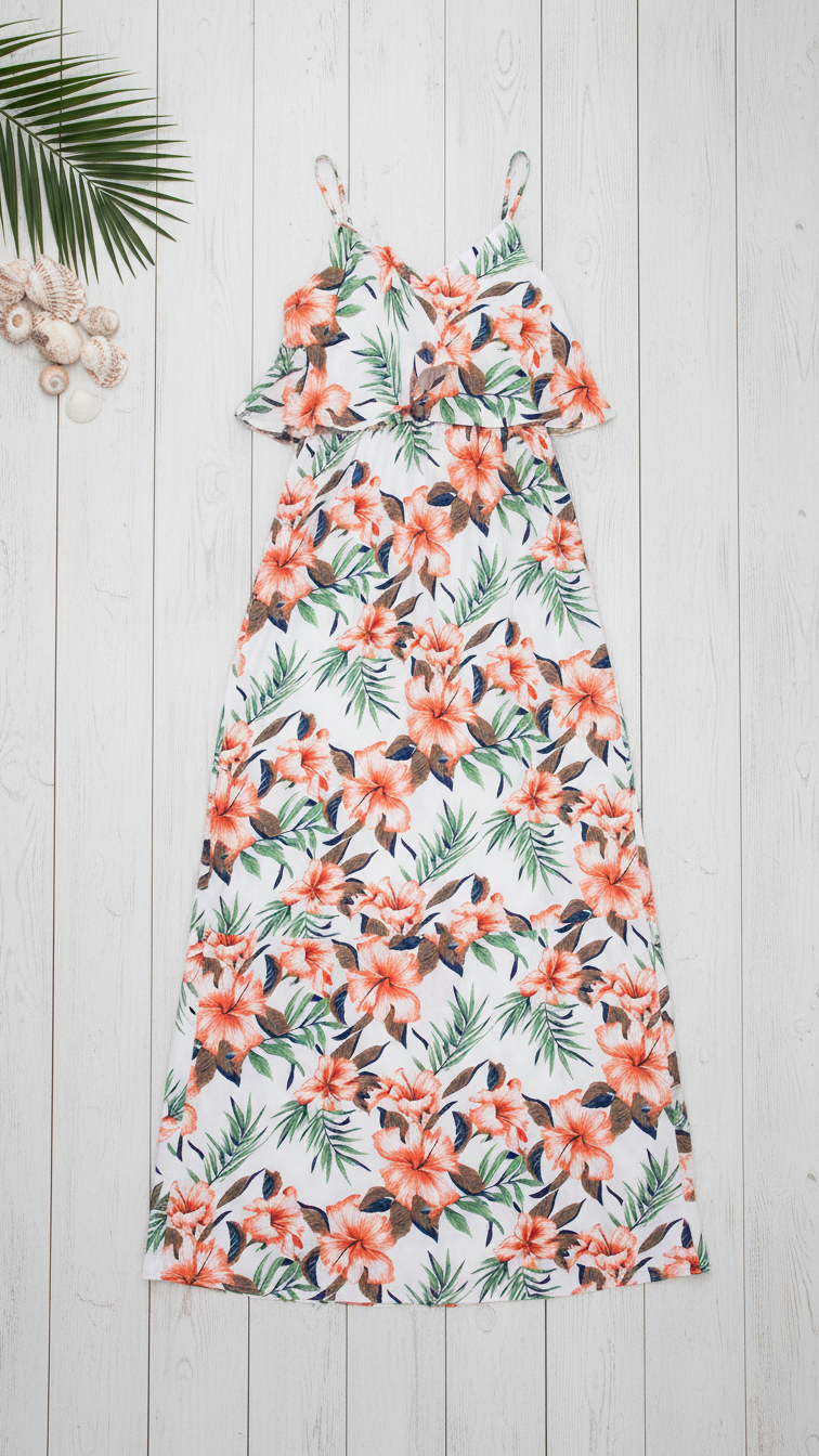 Additional image of family matching shirts with floral print - matching dress for family