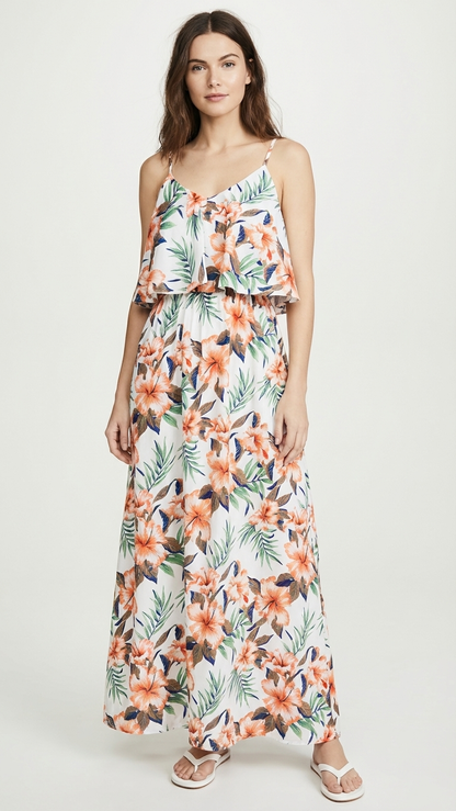 Alternate image of family matching shirts with floral print - matching dress for family