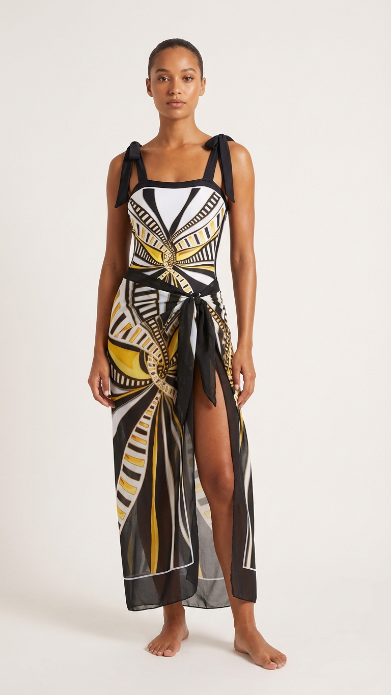 Elegante traje de baño de una pieza a juego para madre e hija... | DLM