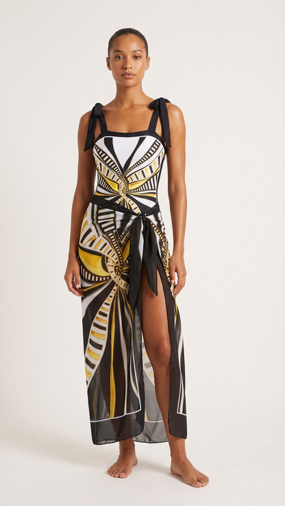 Elegante traje de baño de una pieza a juego para madre e hija... | DLM