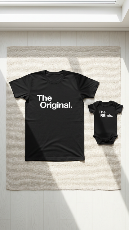 Padre y bebé combinando "El Original" y "El Remi..." | DLM