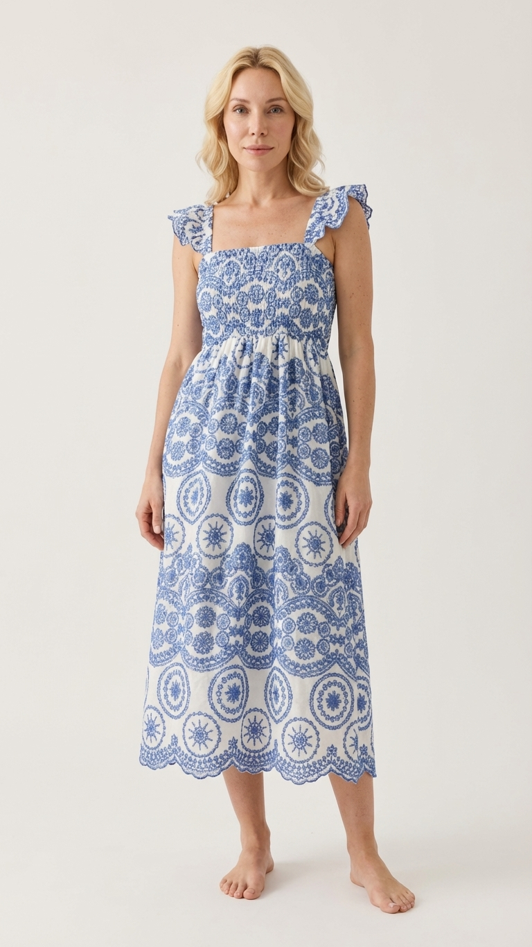 Additional image of family matching matching sets with floral print