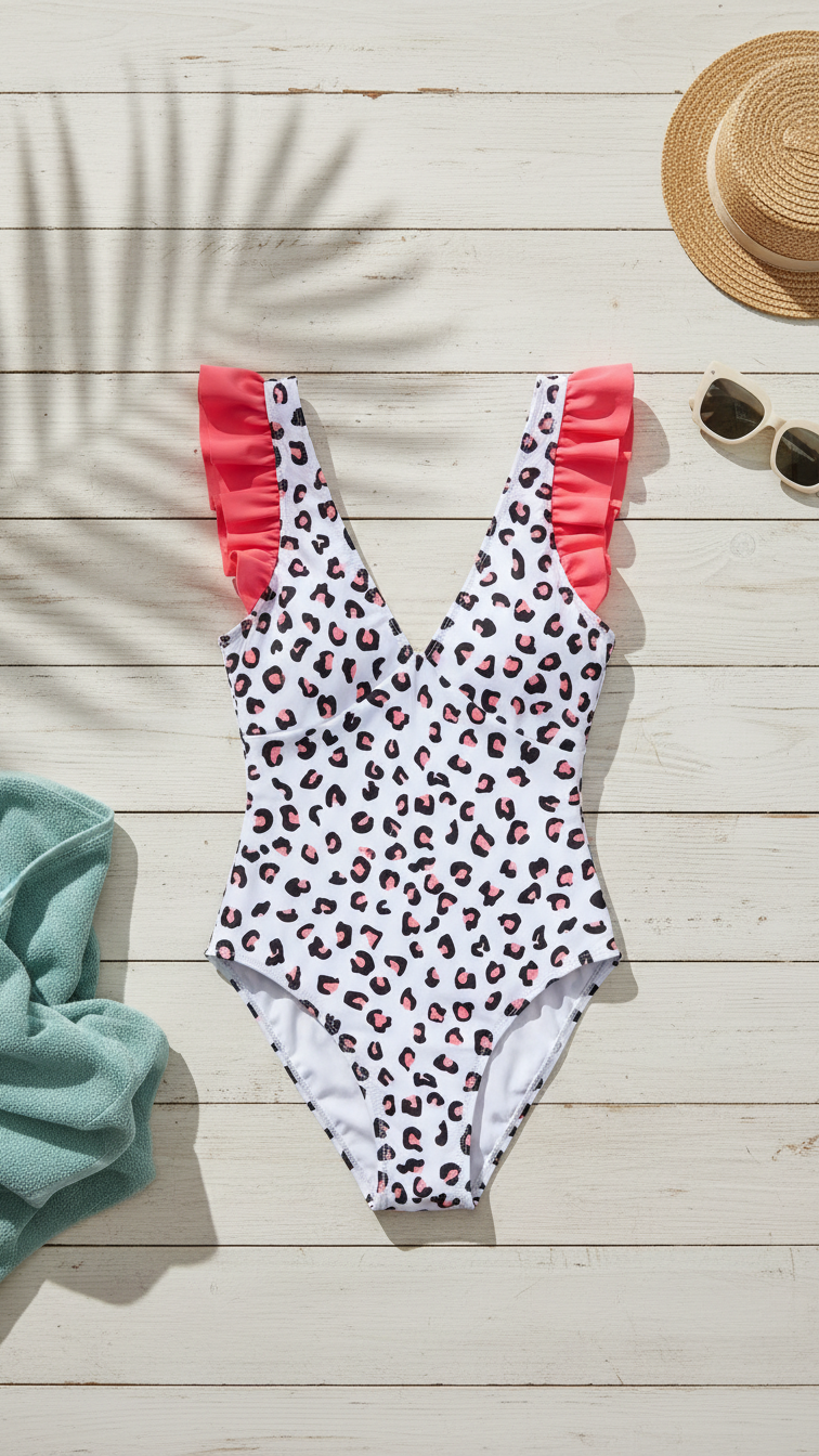 Alternate image of mommy and me one-piece swimsuits with halloween print