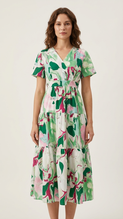 Additional image of family matching matching sets with floral print