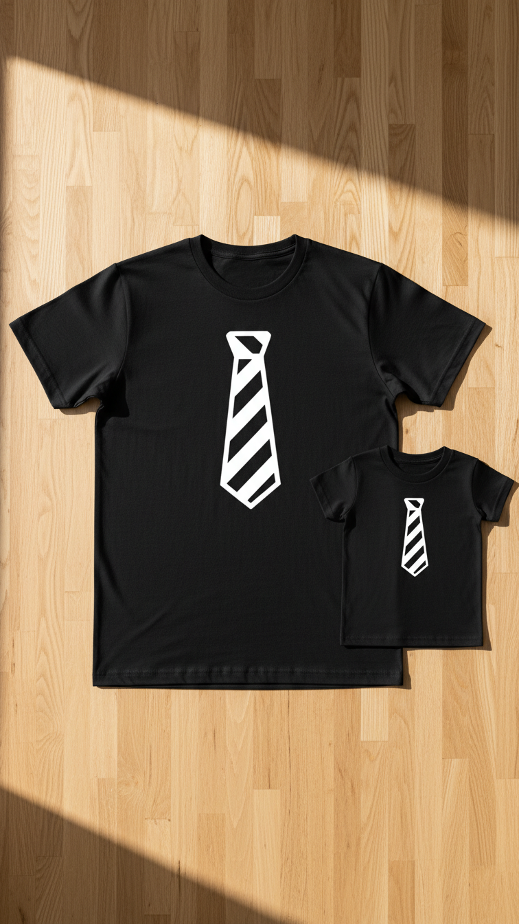 Alternate image of family matching matching sets with striped