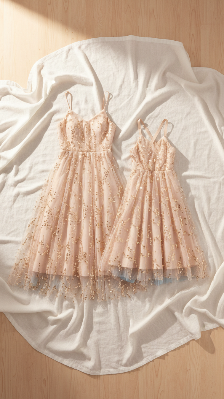 Alternate image of family matching matching sets with ruffle sleeve