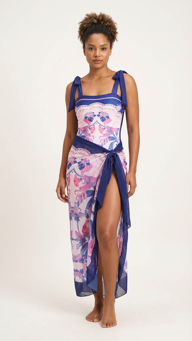 Elegante traje de baño de una pieza a juego para madre e hija... | DLM