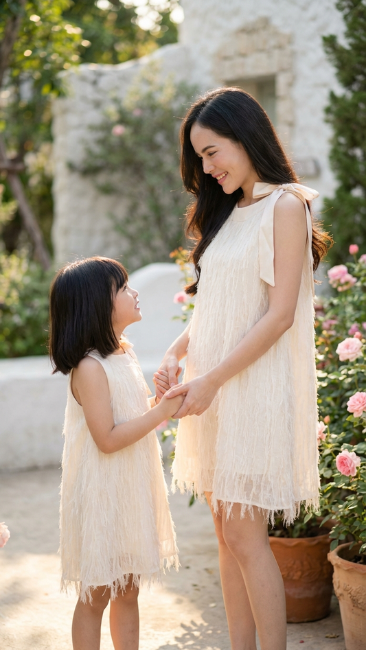 Elegante vestido de verano a juego para madre e hija - R... | DLM