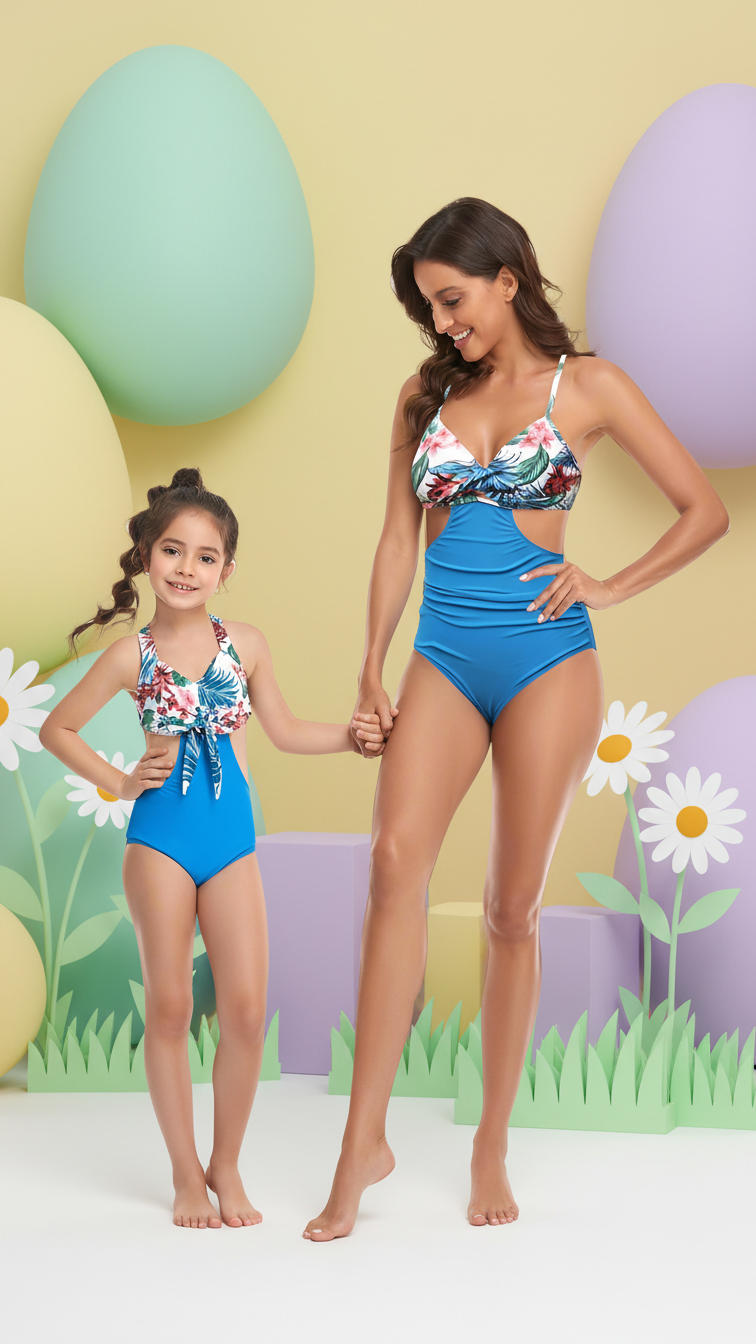Additional image of mommy and me one-piece swimsuits with one-piece