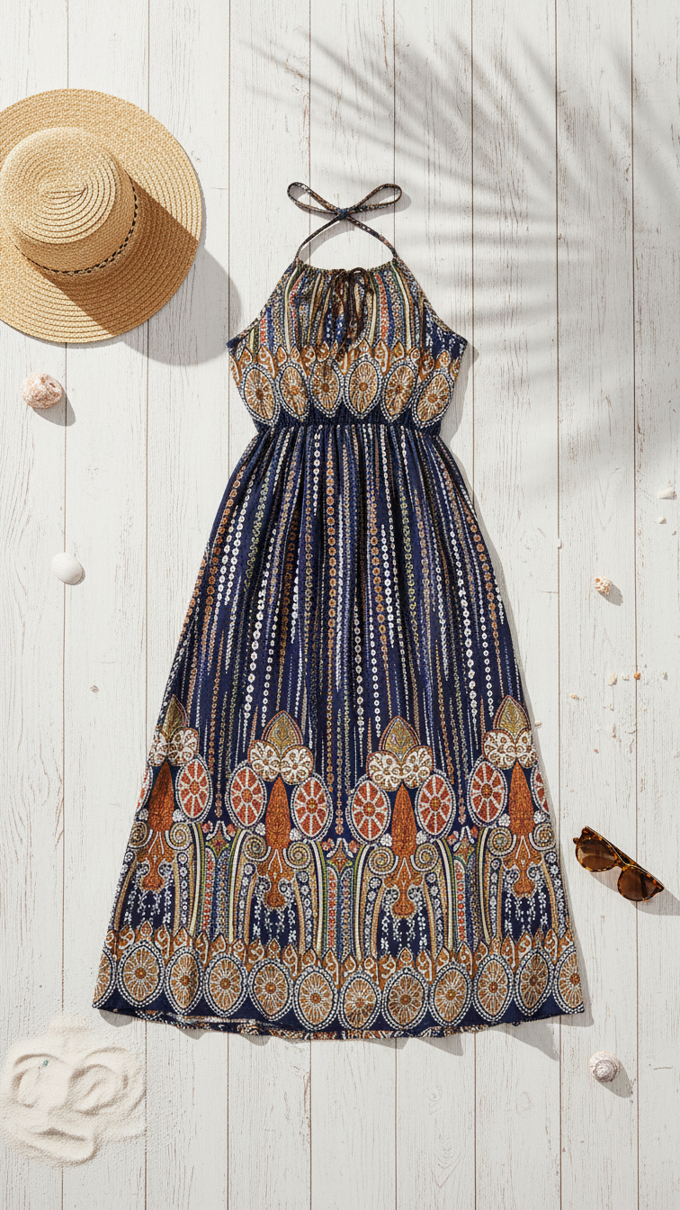 Alternate image of family matching shirts with floral print