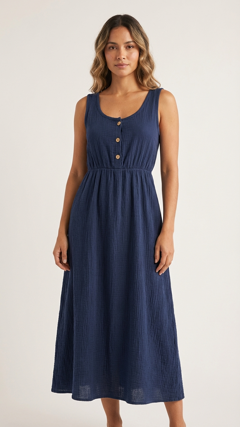 Close product view of mommy and me maxi dresses with ruffle sleeve