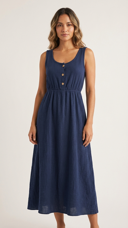 Robes sans manches à volants assorties mère-fille - Sof... | DLM