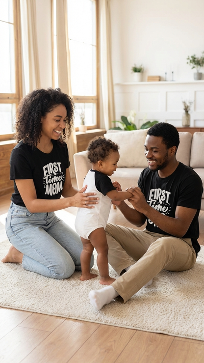 Product image of family matching t-shirts with matching style
