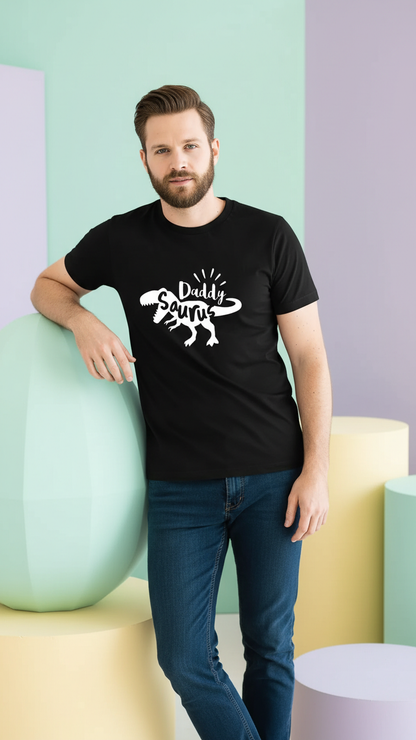 Camiseta original y remezclada de papá y yo