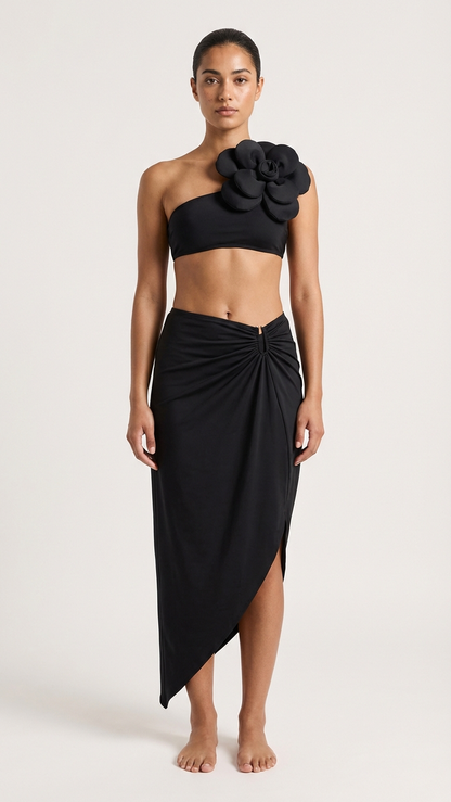 Chic Two-Piece Swimsuit with Skirt Swimwear for Mot... | DLM