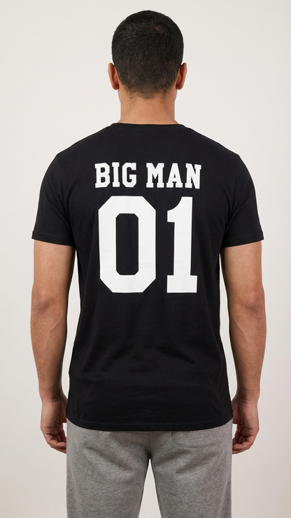 Camisetas a juego de hombre grande y hombre pequeño