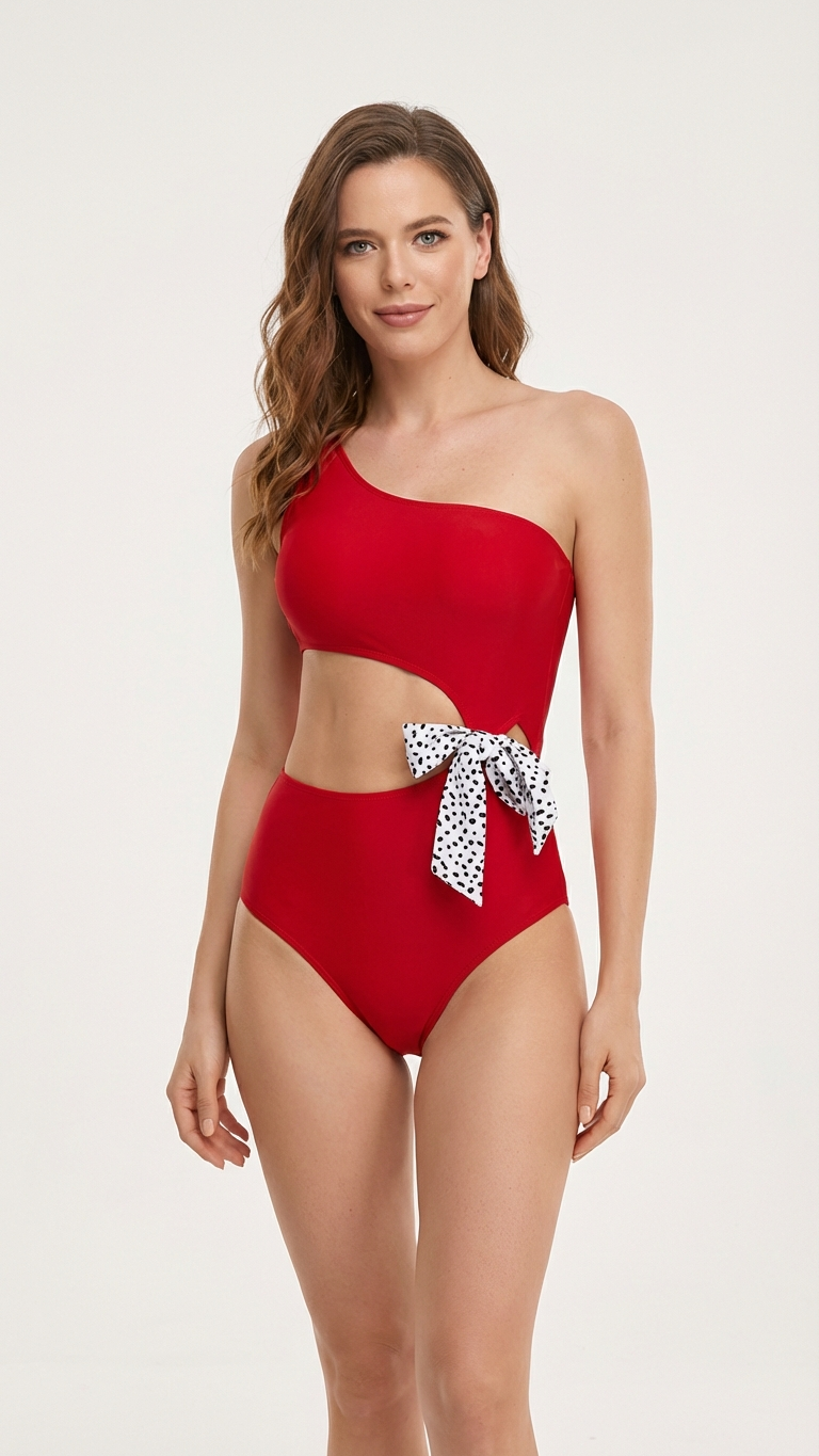 Extra image of mommy and me one-piece swimsuits with halloween print