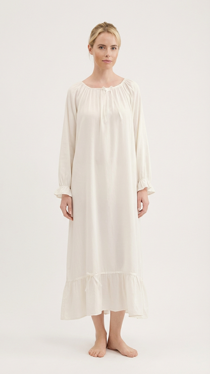 Camisón largo blanco a juego para madre e hija - Ele... | DLM